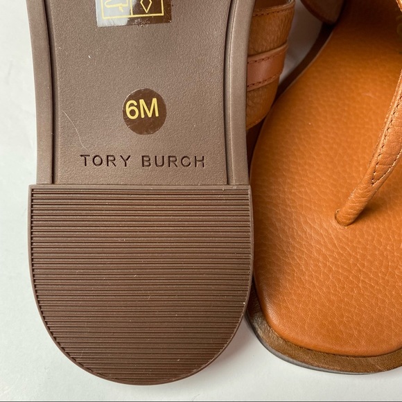 NEW Tory Burch Carson Thong Welt Leather Sandal - Picture 10 of 13
